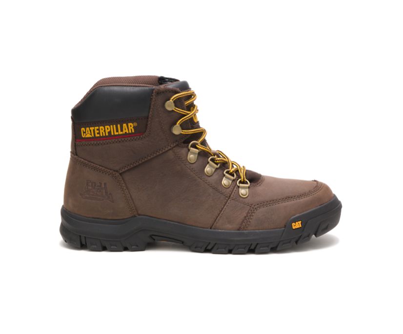 Caterpillar Outline Argentina - Botines De Seguridad Hombre Marrones Oscuro ( 540-TUIAXM )